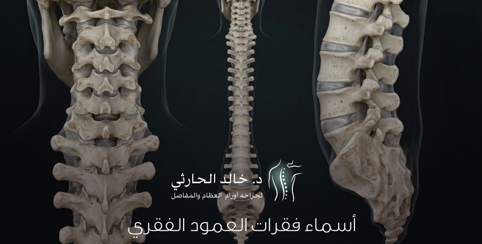 أسماء فقرات العمود الفقري